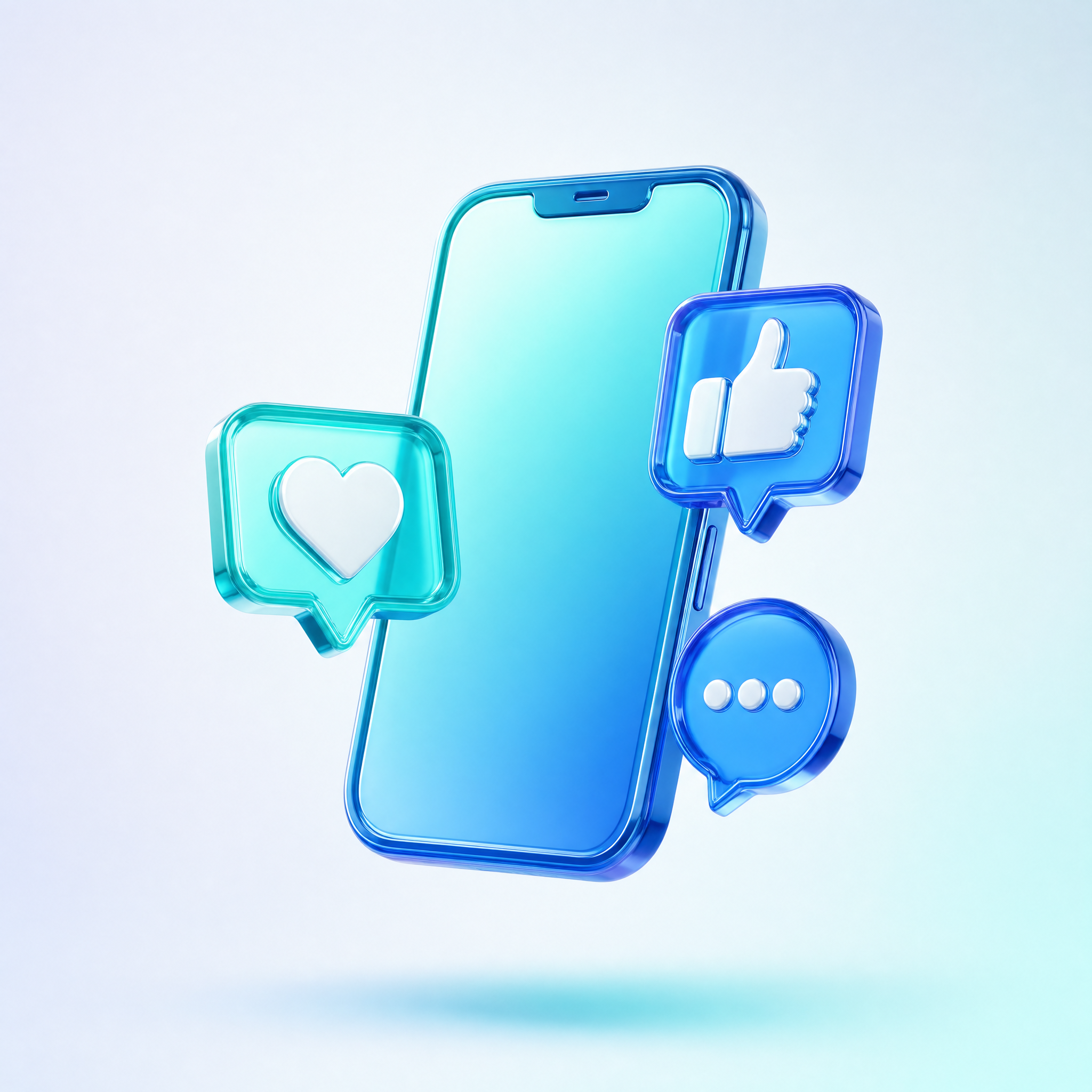 Illustration of a social media marketing feedback loop